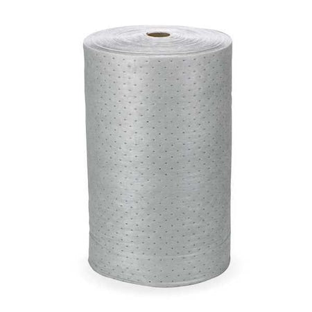 Sorbent Roll, 56 gal, 30 in x 150 ft, Universal, Gray, Polypropylene