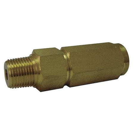 Snubber, Piston, 1/2 In NPT, 5000 psi, Brass
