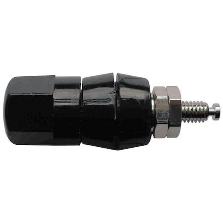 Binding Post, Black, 15 A, Brass, 2 in