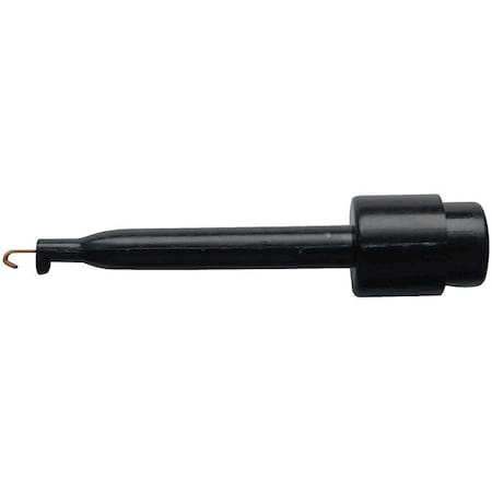 Test Clip, 30VAC/60VDC, Black, PK10