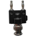 BNC Adapter, Male to Double Banana Plug