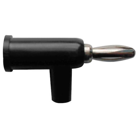 Banana Plug, 33VAC/70VDC, Black, PK10