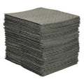 Sorbent Pad, 26 gal, 15 in x 19 in, Universal, Gray, 100 PK