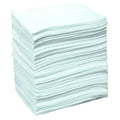 Sorbent Pad, 26 gal, 15 in x 19 in, Oil, White, Polypropylene