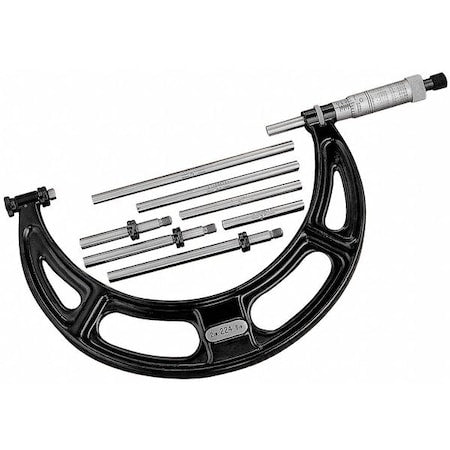Interchangeable Anvil Micrometer, 2 to 6"