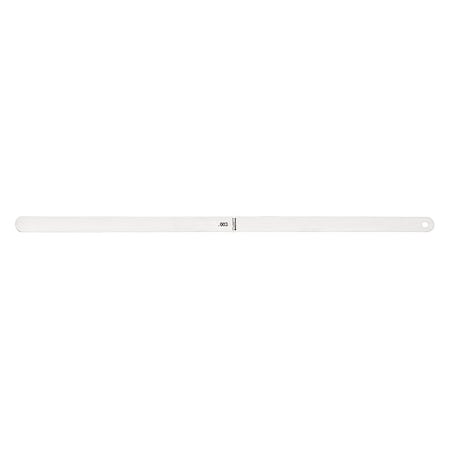 Thickness Gage, 0.003 In, 1/2 x 12 In