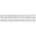 Steel Rule, Heavy Spring-Tempered, 48 In