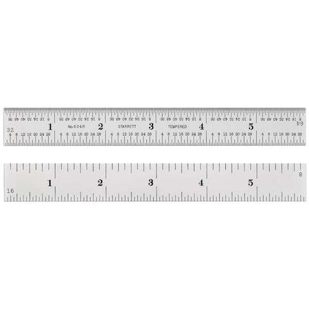 Steel Rule, Heavy Spring-Tempered, 48 In