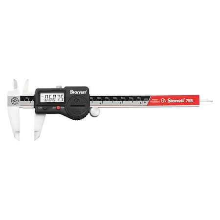 Electronic Digital Caliper, 0 to 6 In