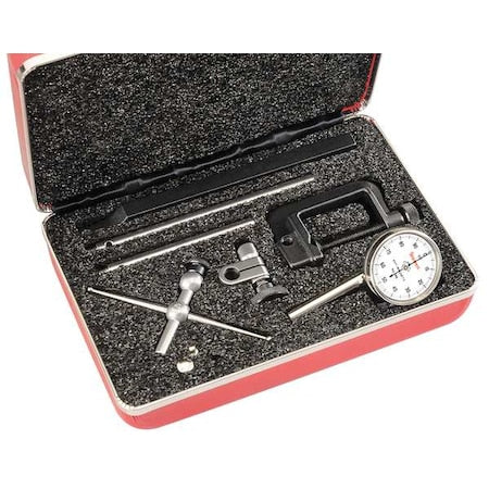 Dial Indicator, 0 to 0.200 In, 0-100
