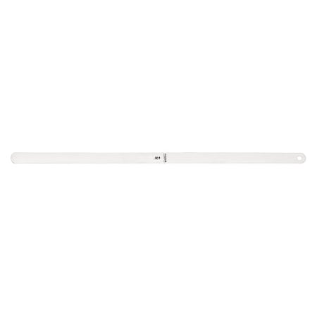 Thickness Gage, 0.001 In, 1/2 x 12 In