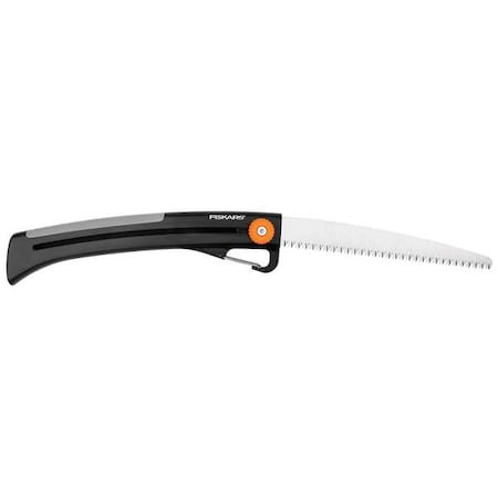 Carabiner Sliding Saw, Stainless Steel 10 in L Blade, Fiberglass Handle, 20 in Tool L