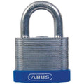 Padlock, Master Keyed, Standard Shackle, Rectangular Recycled Steel Body, Steel Shackle, 15/16 in W