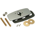 Trim/Cover Plate, Chrome, 4" L, 4" W