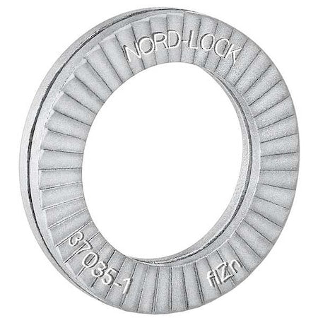 Wedge Lock Washer, For Screw Size 3/4 in Steel, Advanced Corrosion Resistance Finish, 100 PK