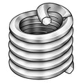 Tanged Helical Insert, Screw-Locking, #1-12 Thrd Sz, 18-8 Stainless Steel