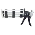 Caulk Gun, 20 oz Container Size, Steel, 26:01:00, Skeleton Frame, Red