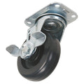 Swivel Plate Castr, Polyolfin, 4 in, 198 lb