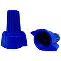 Twist-On Wire Connector, 6 AWG Max, Blue, Thermoplastic Insulation, 600 V, 25 PK