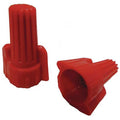 Twist-On Wire Connector, 6 AWG Max, Red, Thermoplastic Insulation, 600 V, 300 PK