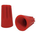 Twist-On Wire Connector, 10 AWG Max, Red, Thermoplastic Insulation, 600 V, 100 PK