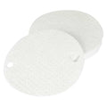 Sorbent Pad, 6 gal, 22 in Dia., Oil, White, Polypropylene