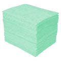 Sorbent Pad, 20 gal, 12 in x 12 in, Harsh Chemicals, Green, Polypropylene