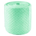 Sorbent Roll, 39 gal, 15 in x 150 ft, Harsh Chemicals, Green, 2 PK