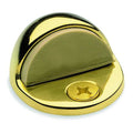 Dome Door Stop, Solid Brass, 1"H, Base Dia.: 1-3/4 in