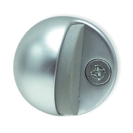 Dome Door Stop, Solid Brass, 1"H