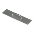 Door Pull Plate, Brass, 16"L x 4"W, 0.05" Proj.