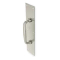 Door Pull Plate, Stainless Steel, 15"L x 3-1/2"W, 0.05" Proj.