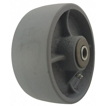Caster Wheel, Cast Iron, 5 in., 1385 lb.