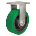 Plte Caster, Rgd, Poly, 6 in., 1250 lb.