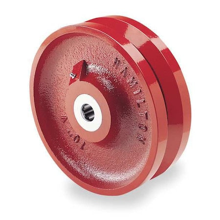 Caster Wheel, Cast Iron, 10 in., 3000 lb.