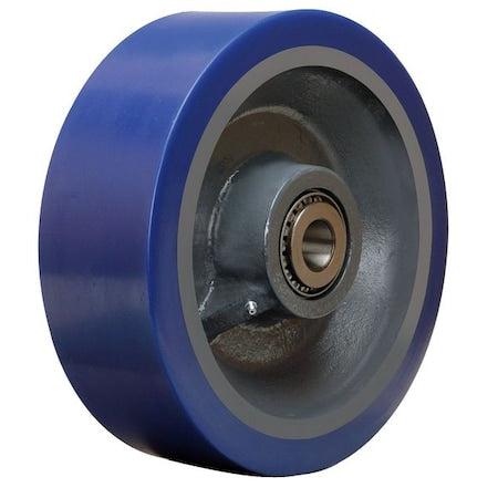 Caster Wheel, Polyurthane, 12 in., 6000 lb.