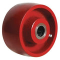 Caster Whel, Cast Iron, 4 in., 1000 lb., Red