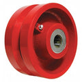 Caster Wheel, Cast Iron, 6 in., 2500 lb.