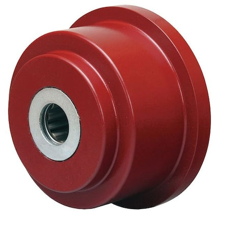Caster Wheel, Cast Iron, 3-1/2 in., 1400 lb