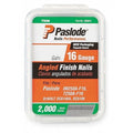 Collated Finishing Nail, 2-1/2 in L, 16 ga, Zinc Galvanized, T-Head Head, 20 Degrees, 2000 PK