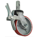 Scaffold Caster, Polyurethane, 6 in, 800 lb