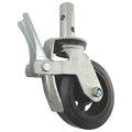 Scaffold Caster, Rubber, 6 in., 500 lb.