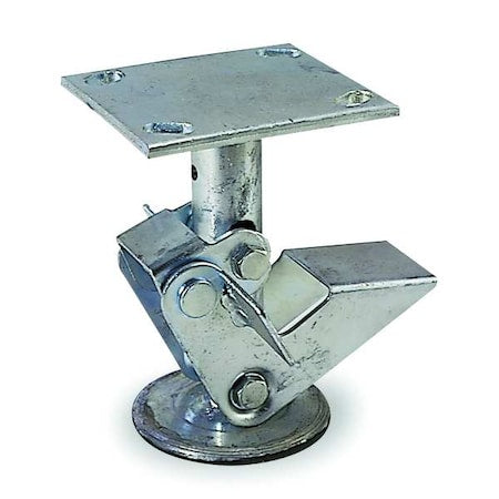 Floor Lock, Plate, 6-3/8 in. H, 4 x 4-1/2