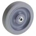 Caster Wheel, Gray, 70 Shore A, 3/8 in Bore, Bore Dia.: 25/64"
