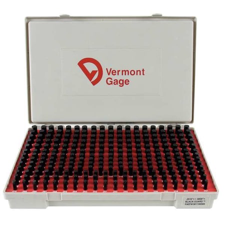 Black Ox-Coated Pin Gauge Set, Dim Type "