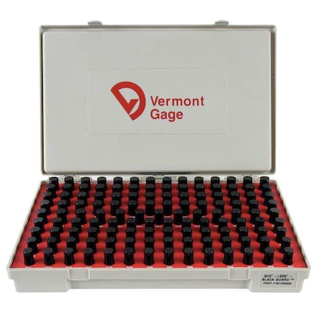 Black Ox-Coated Pin Gauge Set, Dim Type "