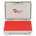 Pin Gage Set, Minus, 0.21-1.29mm, Black