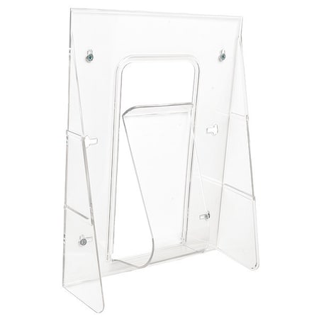 Magazine Holder, 1 Compartment, Clear