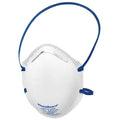 Particulate Respirator, R10 N95, Cone-Shape, Dual Headstrap, Soft Foam Nose Pad, Nose Clip, M, PK 20