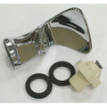 Chrome Bubbler Kit, Pipe 3/8 in, Silver